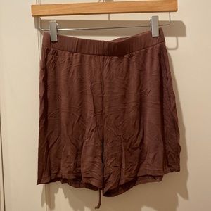 Skims shorts in brown